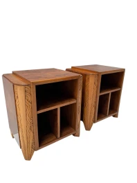 Two Art Deco Cabinets or Bed Side Tables, 1930s